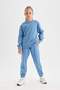 Girl's Elastic Waist Jogger School Sweatpants with Pockets C7671A824Au - 2