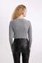 Regular Fit Crop Buttoned V-Neck Knitwear Cardigan A2076Ax24Au - 5
