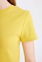 Fitted Rib Knit Basic T-Shirt T9631Az24Au - 5