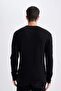 Relax Fit Crew Neck Collar Combed Cotton Knitwear Sweater D3290Ax24Au - 7