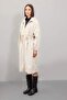 Regular Fit Hooded Taffeta Fabric Long Raincoat A6245Ax24Au - 2