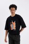 100% Cotton Dragon Ball Loose Fit Crew Neck Back Printed Short Sleeve T-Shirt C6526Ax24Au - 3