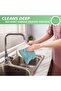 10-Pack Microfiber Dish Cloths with Poly Scour Side, 12x12 Inch Kitchen Cleaning Cloths - 5