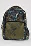 Boy's Dinosaur Patterned Canvas School Bag C8331A8Ns