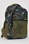 Boy's Dinosaur Patterned Canvas School Bag C8331A8Ns - 2