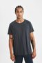 Breathable Standard Fit Crew Neck Sportsman Short Sleeve T-Shirt C9182Ax24Au - 4