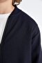 Boy's College Collar Zippered Double Pocket Seasonal Lightweight Bomber Cardigan D2803A824Au - 4