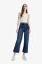 100% Cotton Culotte High Waist Short Belted Jean Pants D4325Ax24Au - 5