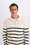 Standard Fit Turtleneck Thessaloniki Fabric Sweater B9717Ax24Au - 5