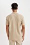 New Regular Fit Short Sleeve Pique Polo T-Shirt D4610Ax24Sm - 5