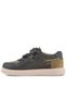 Genuine Leather Khaki Camouflage Print Velcro Lightweight Sole Boys' Sports Shoes - 5