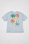 Crew Neck Printed Short Sleeve T-Shirt Baby Boy D3821A524Sm - 4