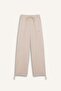 High Waist Linen Blended Cool Wide Leg Trousers - C0964AX24SM - 8