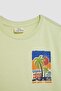 Boy's Pajama Set Printed Short Sleeve Elastic Waist Shorts Bottom D1212A824Sm - 8