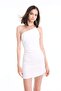 Bodycon Body Hugging One Shoulder Sleeveless Mini Evening Dress D3272Axns - 3