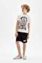 Boys Marvel Avengers Pajamas Set Short Sleeve Top Shorts C5506A824Sm
