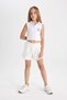 Polo Collar Sports Printed Athlete Girl's Top C4715A824Sm - 2
