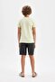 Boy's Pajama Set Printed Short Sleeve Elastic Waist Shorts Bottom D1212A824Sm - 4