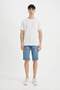 Slim Fit Jean Bermuda Shorts C2692Ax24Sm - 2