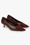 Women's Caren Caramel Skin Short Heeled Stiletto - 5