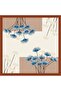 Choose Your Style Brown Ginkgo Scarf / Bandana / Accessory 48X48 cm - 2