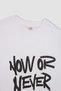Crew Neck Color Changing Printed Short Sleeve T-Shirt for Boys C6258A824Hs - 5