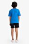 Boys' 2-Piece Set Printed Short-Sleeved T-Shirt Top with Elastic Waist and Short Shorts D1160A824Hs - 5