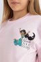 Girls' Disney Princess Relax Fit Crew Neck Short Sleeve T-Shirt C5945A824Hs - 6