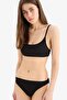 Regular Fit Wrinkled Textured Bikini Top B7207Ax24Sm - 3