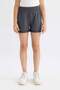 Printed Elastic Waist Shorts for Girls D0905A824Hs - 4
