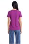 Purple Crew Neck Cotton Short Sleeve Women's T-Shirt Bettina S/S Top - 4
