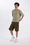 Relax Fit Straight Leg Gabardine Bermuda Shorts C5382Ax24Sm