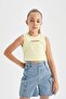 Crew Neck Athlete Girls' Top C4718A824Sm