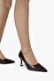 Women's Gilda Brown Crocodile Gold Plated Detailed Stiletto