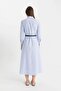 Shirt Collar Poplin Basic Plain Long Sleeve Dress D2769Ax24Sm - 5
