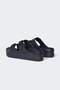 Women's High Sole Double Strap Eva Slippers C0701Ax24Sm - 3
