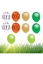 Safari Concept 4 Years Birthday Party Celebration Set;Number and Star Foil, Banner and Balloon Chain - 4