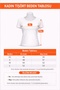 Women's Padded Shoulders Crew Neck Viscose Fabric T-Shirt - 5