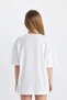Girls Nba Wordmark Oversize Loose Fit Crew Neck Short Sleeve T-Shirt C4831A824Sm - 6