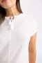 Regular Fit Crew Neck Short Sleeve T-Shirt C9375Ax24Sm - 4