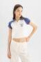 Coool Fitted Printed Short Sleeve T-Shirt D1093Ax24Sm - 4