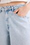 Palazzo High Waist Long Jean Washed Pants D0847Ax24Sm - 5