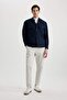 Ultra Soft Relax Fit Polo Collar Pocket Detailed Shirt Jacket B3903Ax24Sp - 2