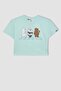 We Bare Bears Crew Neck Short Sleeve T-Shirt Girl's C2630A824Sm - 7