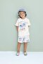 Baby Boy 2Pcs Set Palm Pattern Short Sleeve T-Shirt Shorts C9209A524Sm - 2