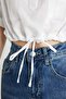 Crop Shirt Collar Linen Blended Short Sleeve Blouse C6812Ax24Sm - 8