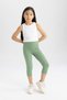 Midi Basic Plain Legíny pro dívky B5656A824SM - 3