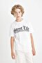 Crew Neck Printed Short Sleeve T-Shirt Boys' C4648A824Sm - 3
