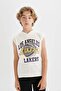 Boys Nba Los Angeles Lakers Hooded Singlet Shorts 2-Piece Set C2711a824hs - 3