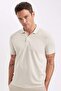 Slim Fit Slim Cut Polo Neck Short-Sleeve Cotton T-Shirt D0033AXNS